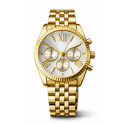 Faronni™ GOLDENO Kadın Erkek Çift Saatleri - Eko Goldeno Luxury