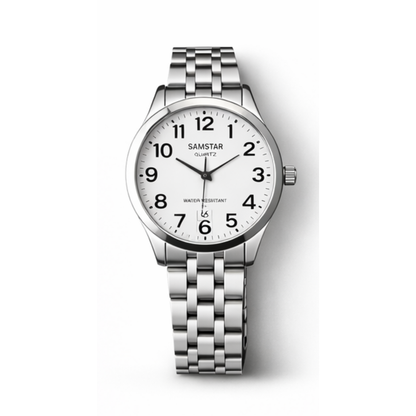 Faronni™ MERLO Kadın Erkek Çift Saatleri - Merlo Eko Çelik Gövde Kasa Saati Çifti