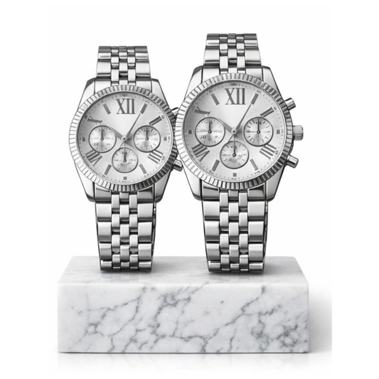 Faronni™ ROYALE DUO Kadın Erkek Çift Saatleri - Eko Royale Duo