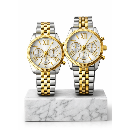 Faronni™ MILENIUM Saat Çifti - Kadın Erkek Çift Saatleri - Eko Milenium