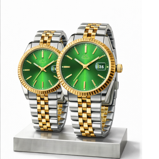 Faronni™ ASRİ Kadın - Erkek Kol Saati Çiftli