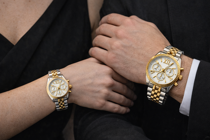 Faronni™ MILENIUM Saat Çifti - Kadın Erkek Çift Saatleri - Eko Milenium